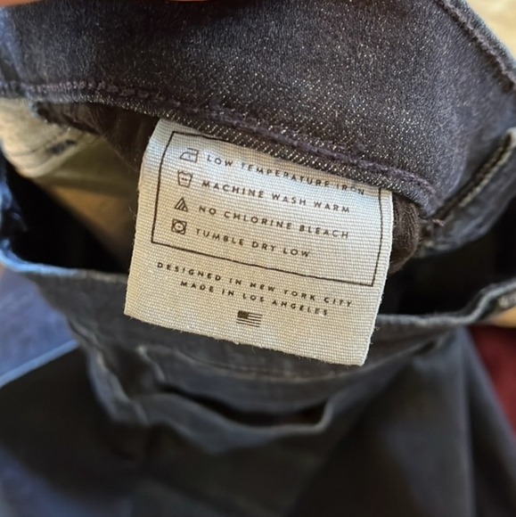 AYR Dark Wash Distressed Tall Long Stretch Skinny Jeans - Size 28x32 - Picture 4 of 12